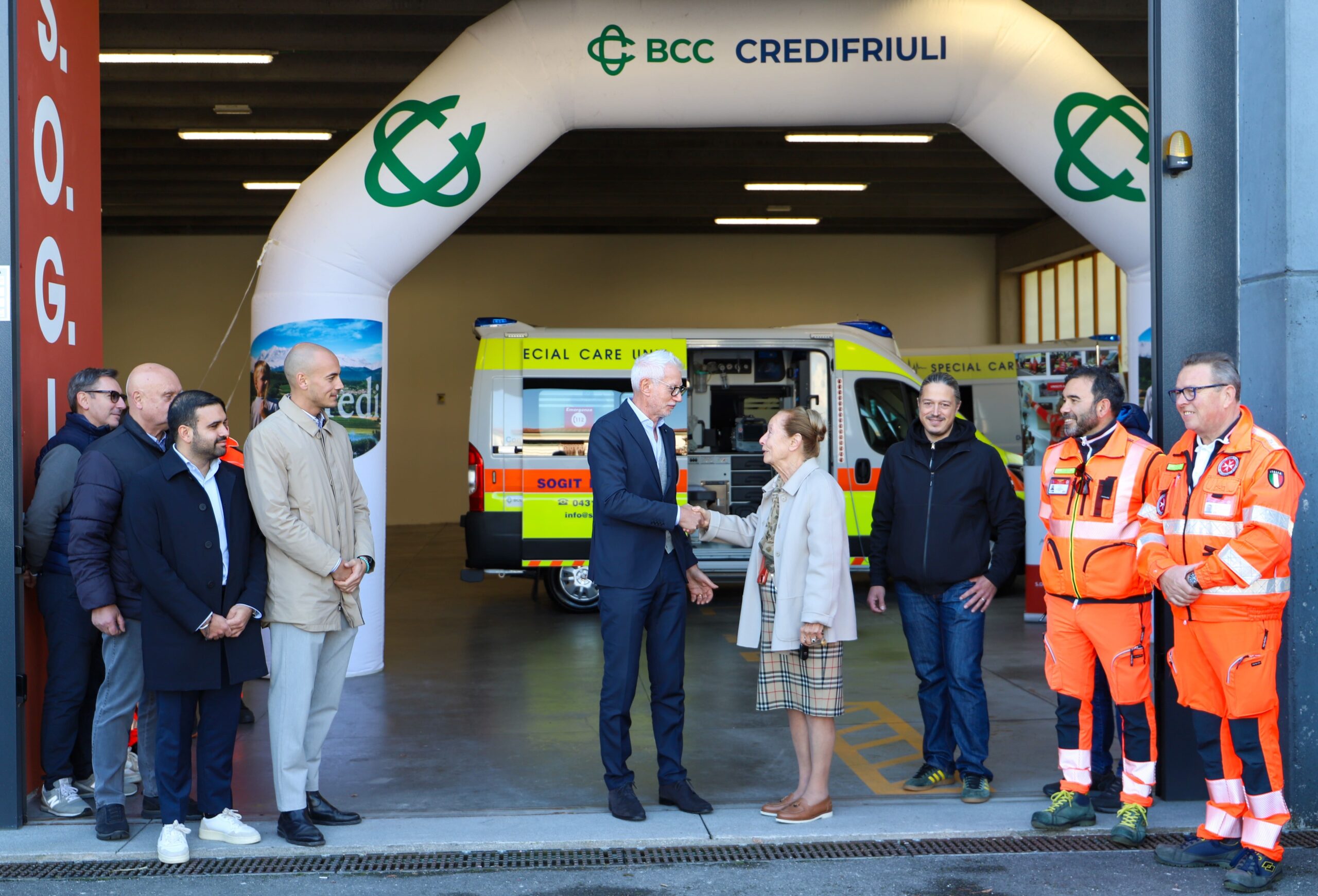 Nuova ambulanza Sogit Lignano