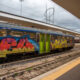 Graffiti sui treni