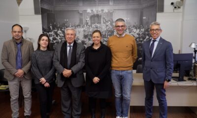 Foto di gruppo per la presentazione della Carsolina Cross a Palazzo Gopcevich