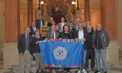 L’assessore Pierpaolo Roberti insieme ai corregionali invitati a Trieste dall'associazione Giuliani nel mondo