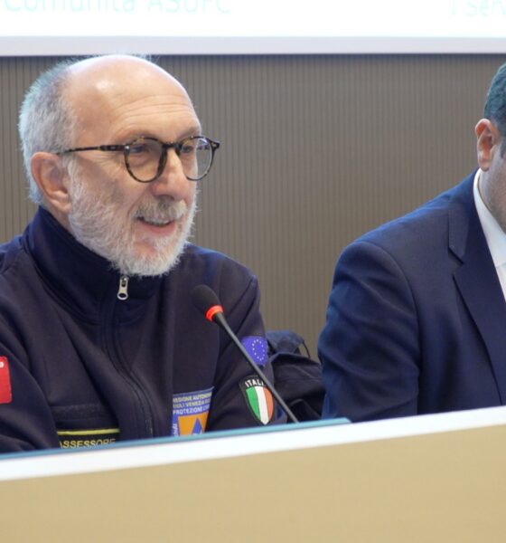 L'assessore Riccardi alla conferenza di presentazione delle Case di comunità