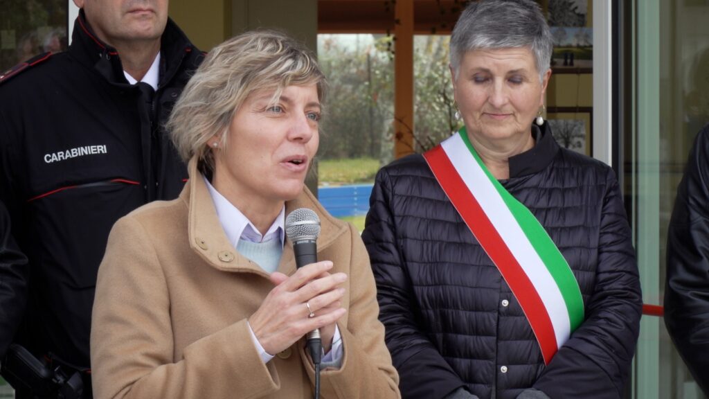 L'assessore Zilli durante il suo intervento