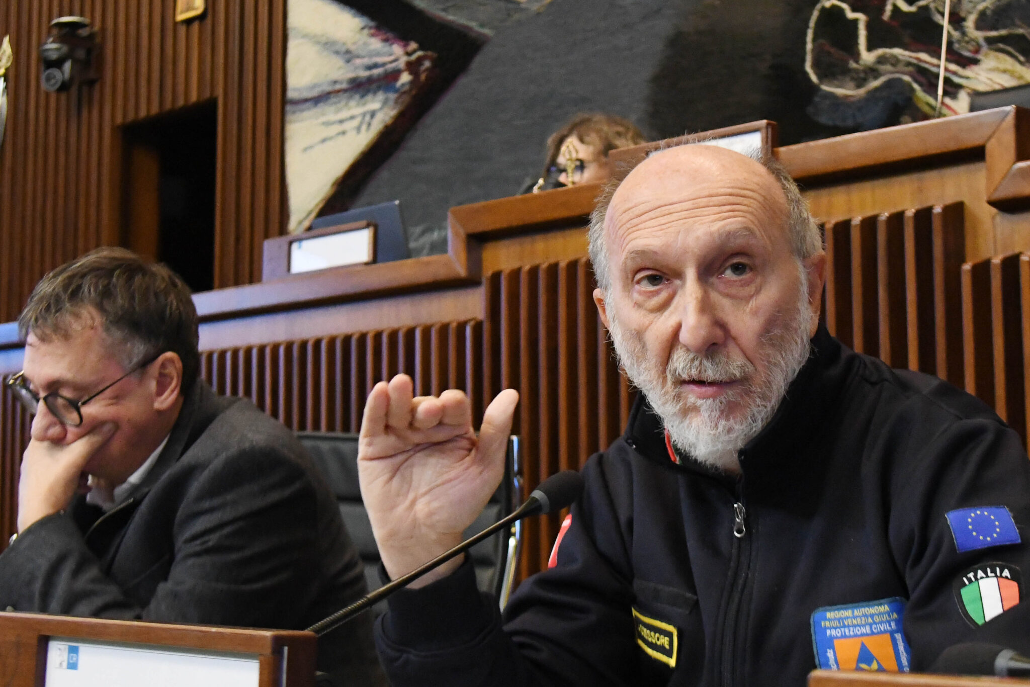 L’assessore regionale alla Salute, Riccardo Riccardi, durante i lavori della Terza Commissione consiliare