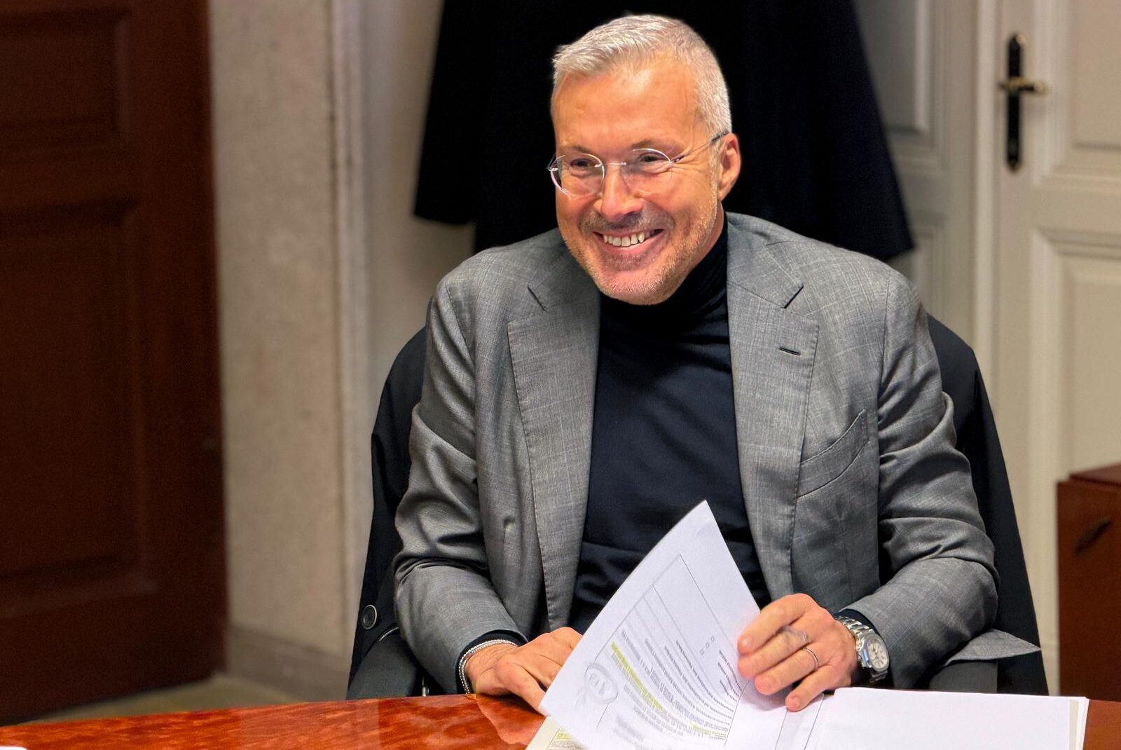 L'assessore regionale alle Attività produttive Sergio Emidio Bini