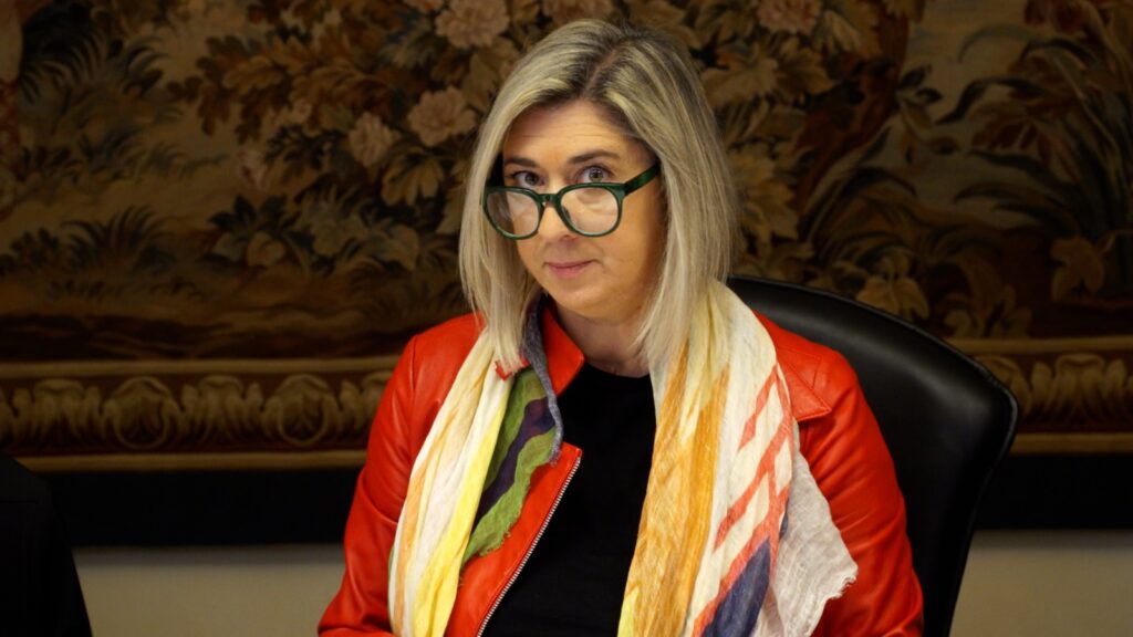 L'assessore regionale alle Infrastrutture Cristina Amirante