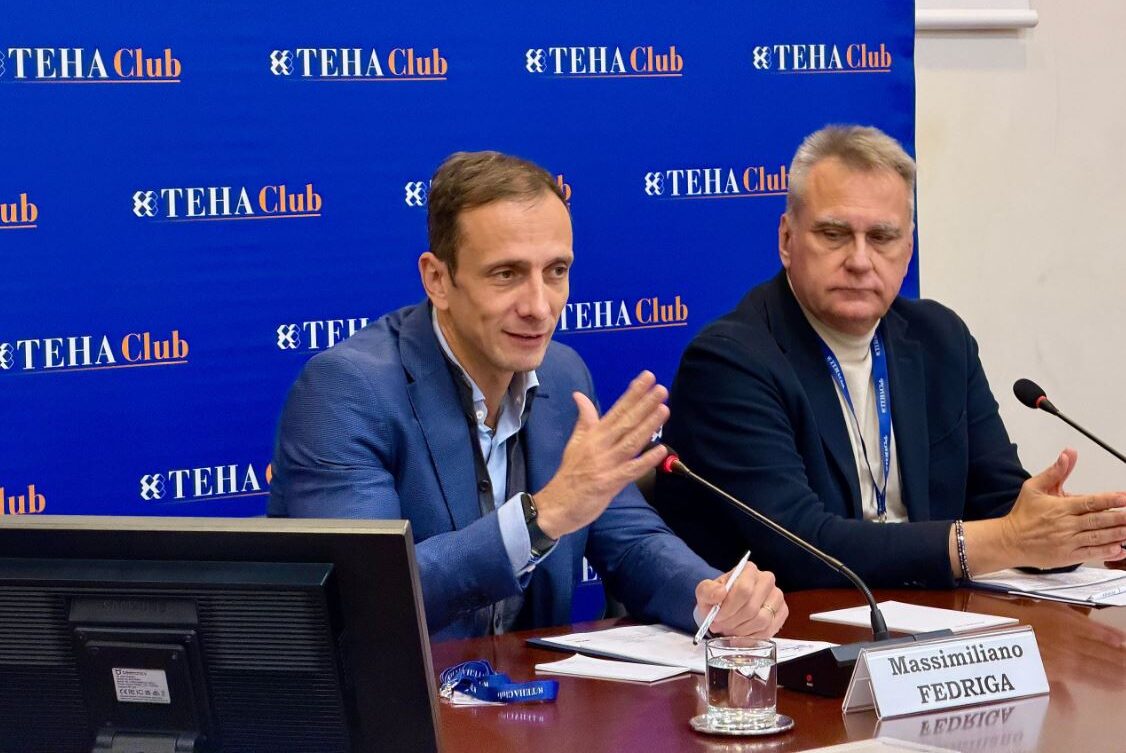 L'intervento del governatore del Friuli-Venezia Giulia Massimiliano Fedriga