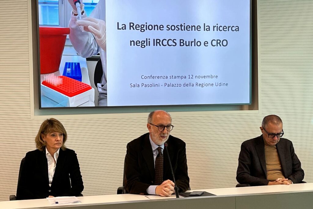 L'intervento dell'assessore regionale alla Salute Riccardo Riccardi alla conferenza stampa di oggi a Udine