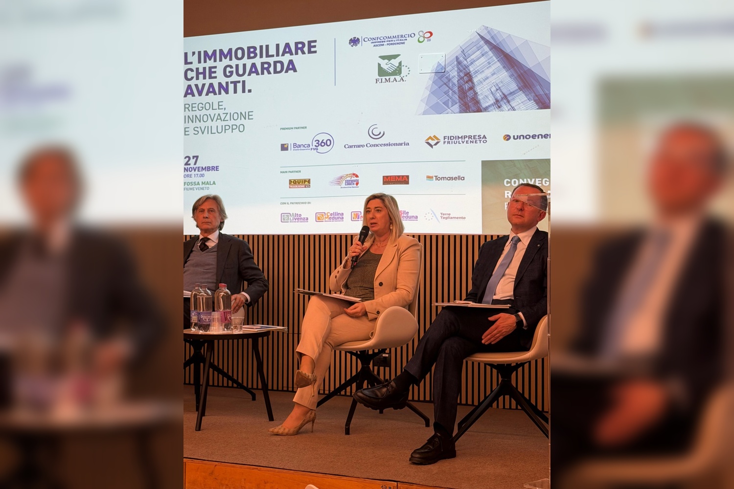 L'assessore regionale Cristina Amirante al convegno della Fimaa-Confcommercio sull'immobiliare in regione