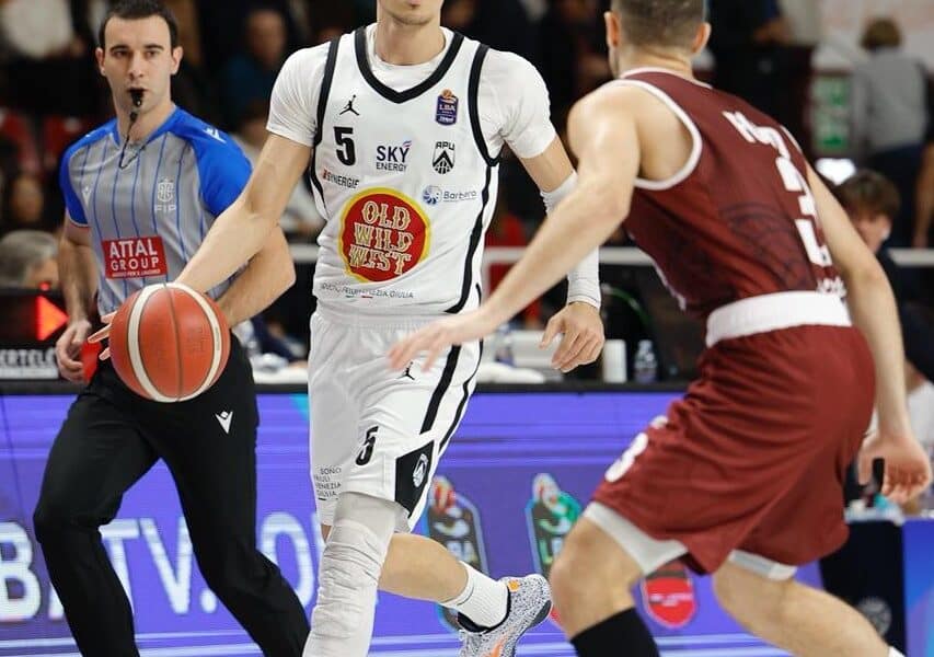 Alibegovic impegnato contro Trapani (foto APU)