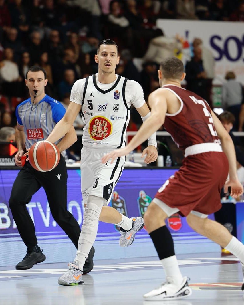 Alibegovic impegnato contro Trapani (foto APU)