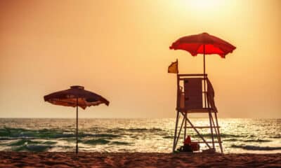 Spiaggia al tramonto