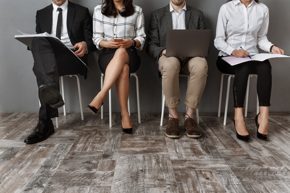 Persone in attesa di colloquio di lavoro