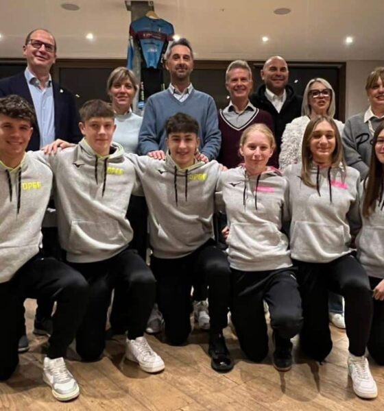 Gli atleti della Dp66 Pinarello Race Academy