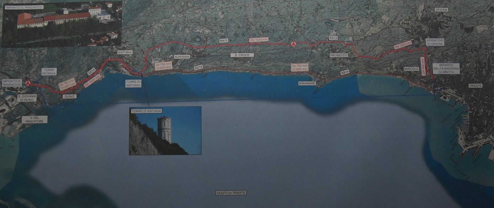 Il progetto del terzo acquedotto di Trieste sviluppato e proposto da AcgasApsAmga