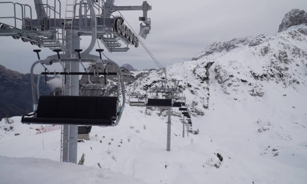 La nuova seggiovia quadriposto Gilberti a Sella Nevea