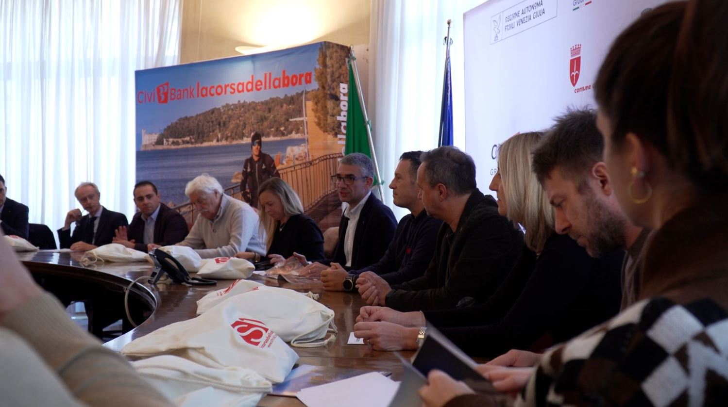 La presentazione dell'edizione 2026 della Corsa della Bora