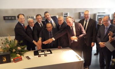 L'annullo del francobollo celebrativo per i 300 anni di Solari