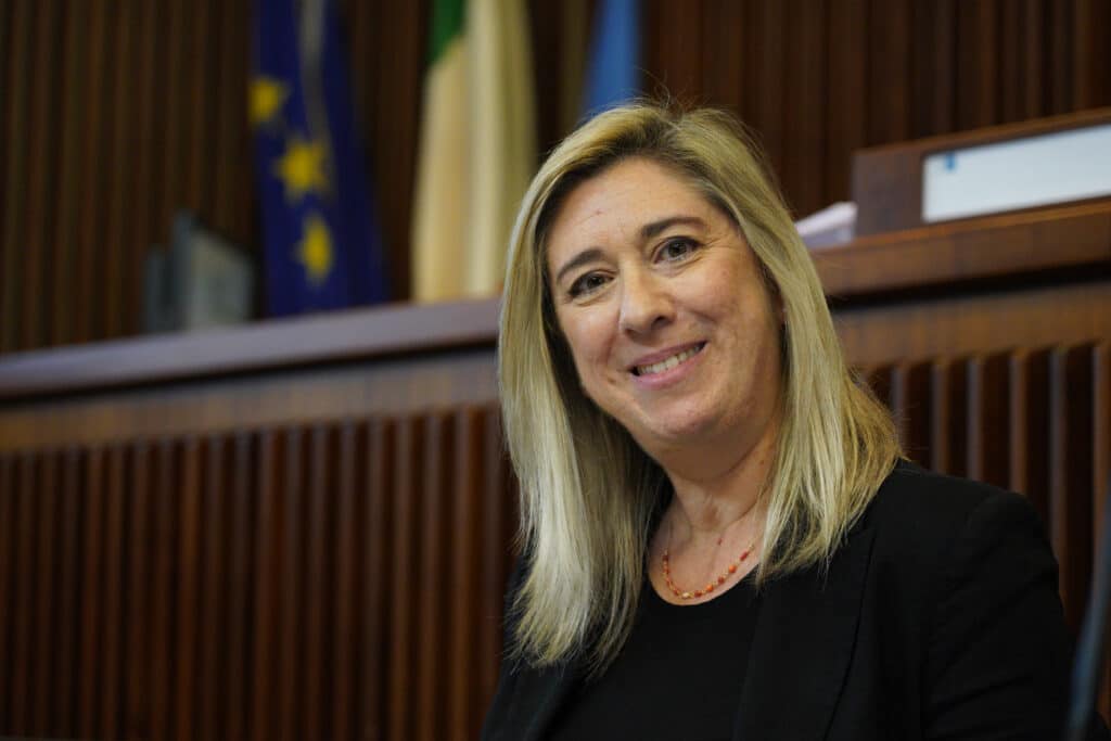 L'assessore regionale alle Infrastrutture Cristina Amirante