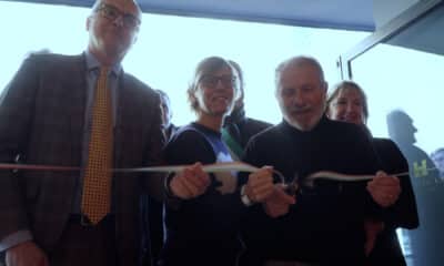 L'inaugurazione della nuova sede della Carnica Arte Tessile a Villa Santina