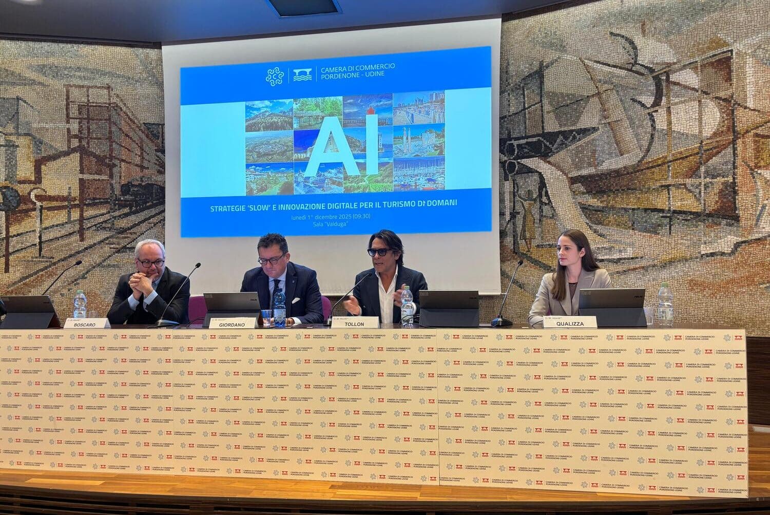 Un momento del convegno “AI e turismo, strategie slow e innovazione digitale per il turismo di domani”
