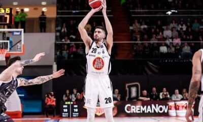 Da Ros impegnato al tiro contro Tortona (foto APU)