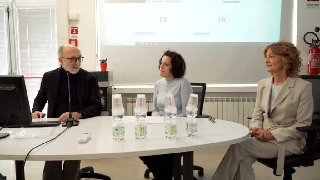 L'assessore Riccardi durante il suo intervento