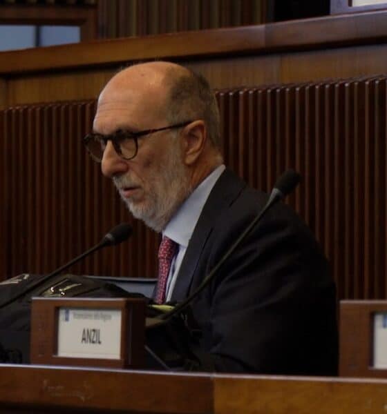 L'assessore Riccardo Riccardi in Consiglio regionale