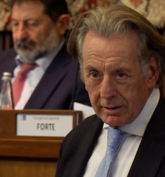 L'assessore Scoccimarro durante i lavori d'Aula