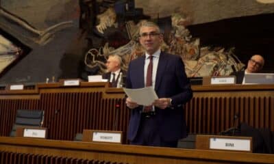 L'assessore alla Sicurezza Pierpaolo Roberti in Consiglio regionale