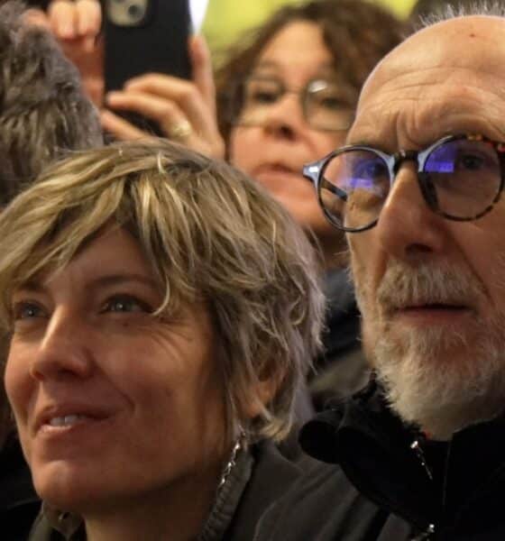 L'assessore regionale alla Protezione civile Riccardo Riccardi insieme alla collega di giunta Barbara Zilli alla cerimonia di Gemona