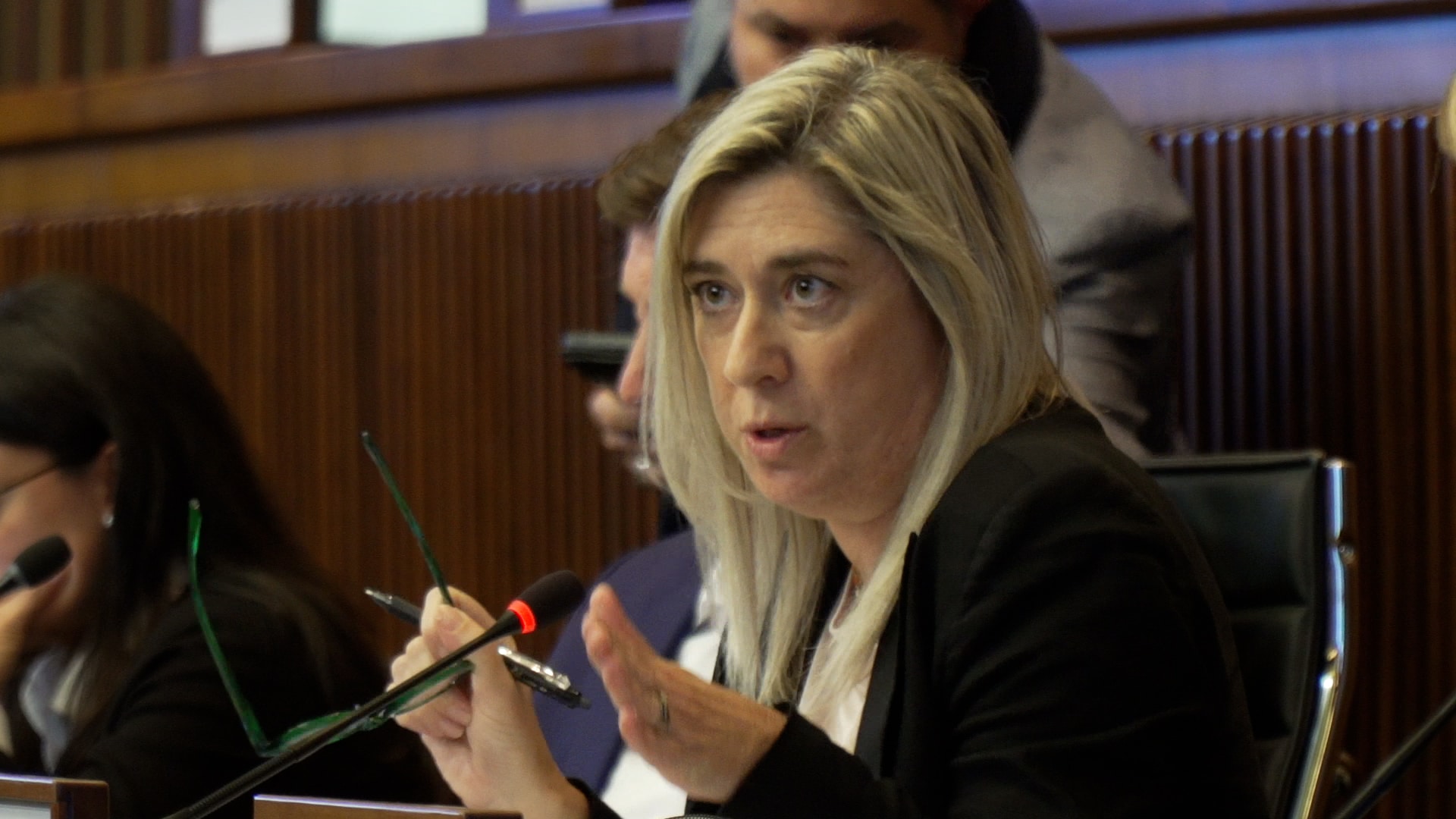 L'assessore regionale alle Infrastrutture Cristina Amirante