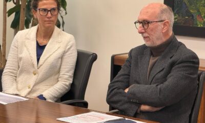 L'assessore regionale alla Salute Riccardo Riccardi con la direttrice del Servizio politiche per il Terzo settore, Federica Morgera