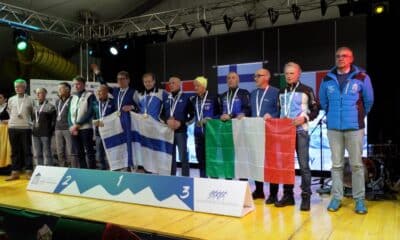 L’assessore regionale alle Autonomie locali Pierpaolo Roberti alle premiazioni dei Campionati mondiali master di sci nordico a Sappada