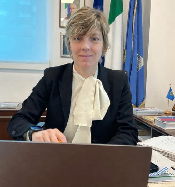 L'assessore regionale alle Finanze Barbara Zilli durante l'incontro svoltosi oggi