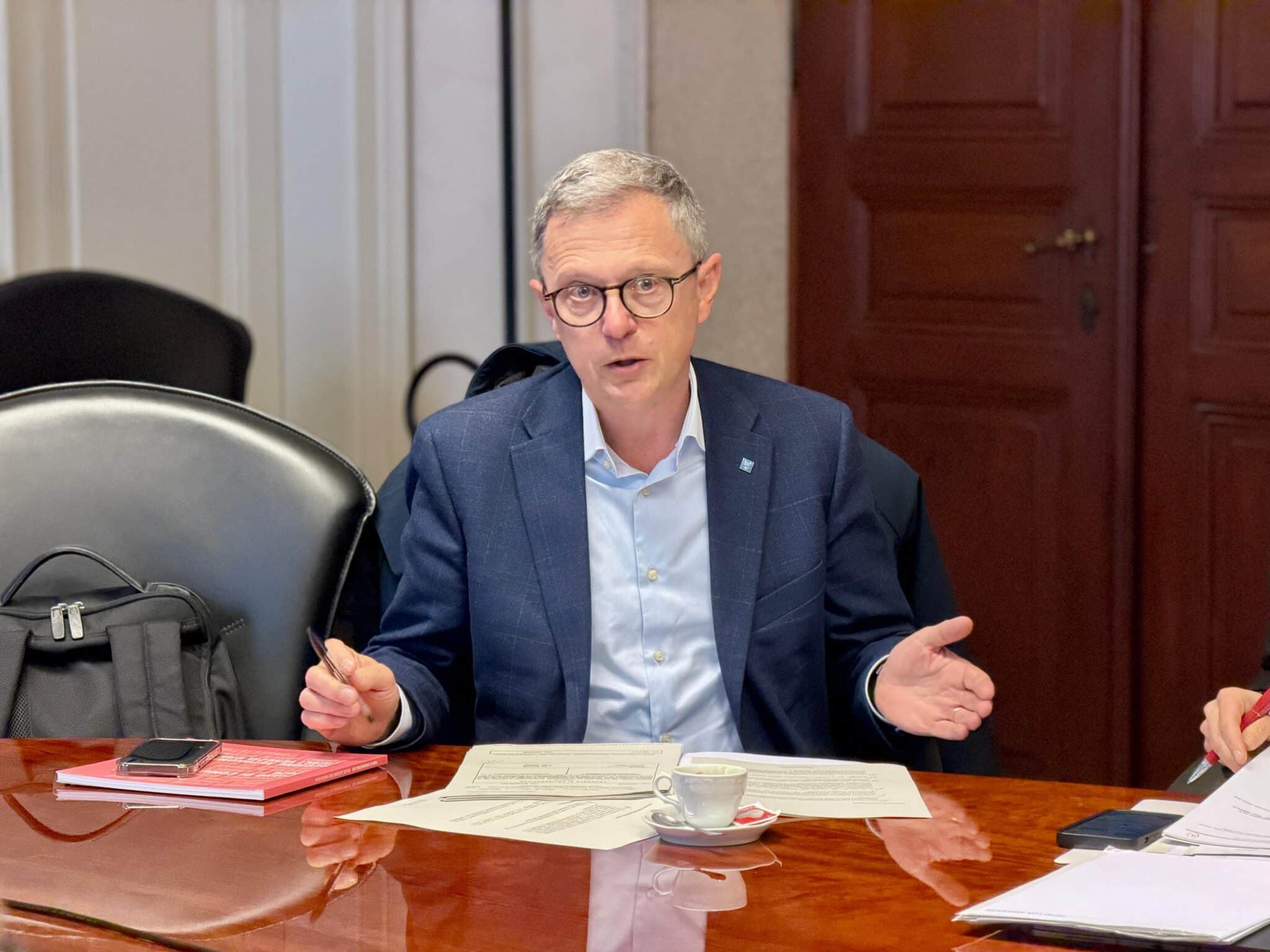 L'assessore regionale alle Risorse agricole Stefano Zannier - Vigneti FVG