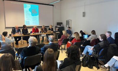 L'aula magna del Polo universitario di Gorizia dell'Ateneo di Udine in via Santa Chiara