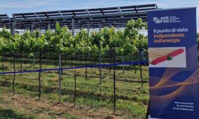 Inaugurazione agrivoltaico avanzato a Palazzolo - Agrivoltaico FVG