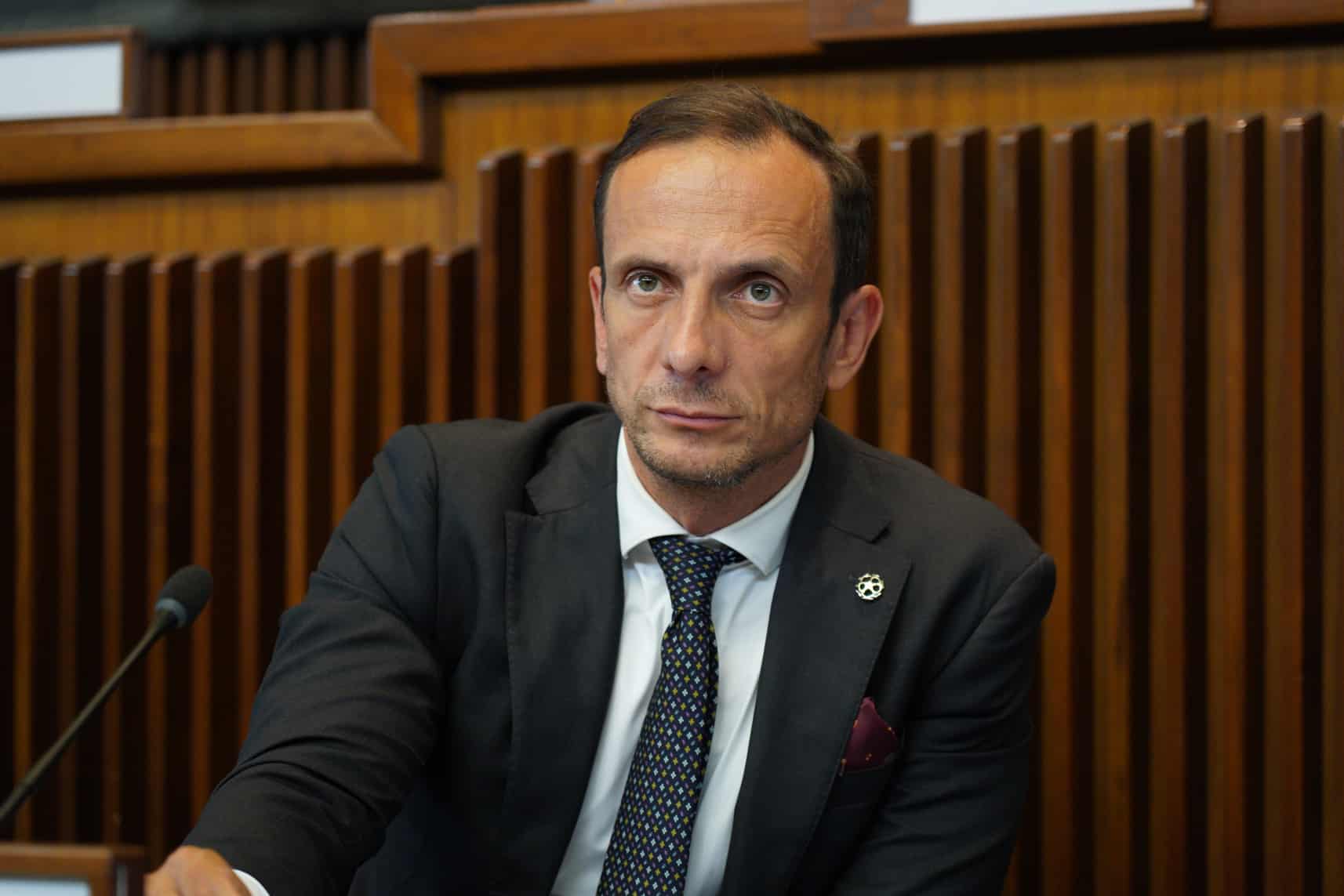 Il governatore della Regione Massimiliano Fedriga