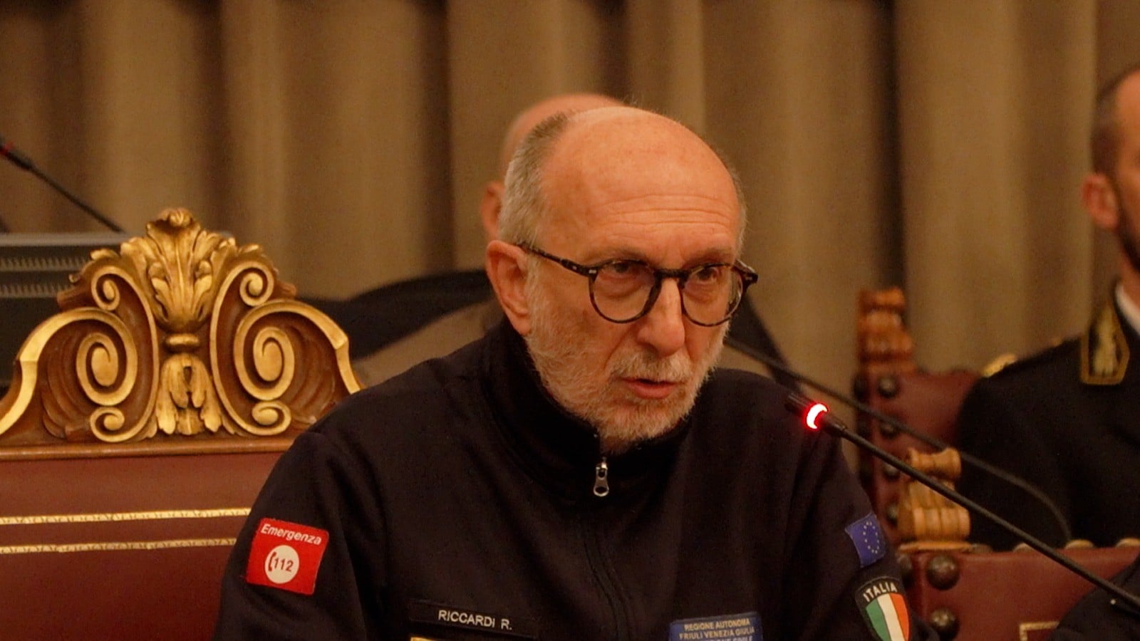 L'assessore alla Protezione civile Riccardo Riccardi - Giro d’Italia 2026