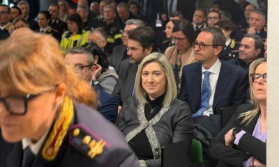 L'assessore regionale Cristina Amirante alla cerimonia di inaugurazione del Distaccamento Polizia Stradale a San Donà di Piave