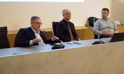 L’assessore regionale alle Risorse agroalimentari, forestali e ittiche Stefano Zannier all’evento "Irriframe - Per una irrigazione efficiente"