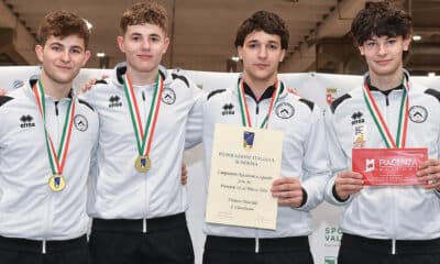 Da sx Lorenzo Del Medico, Riccardo Paoletti, Antonio Guido Pesce, Marco Bertossi