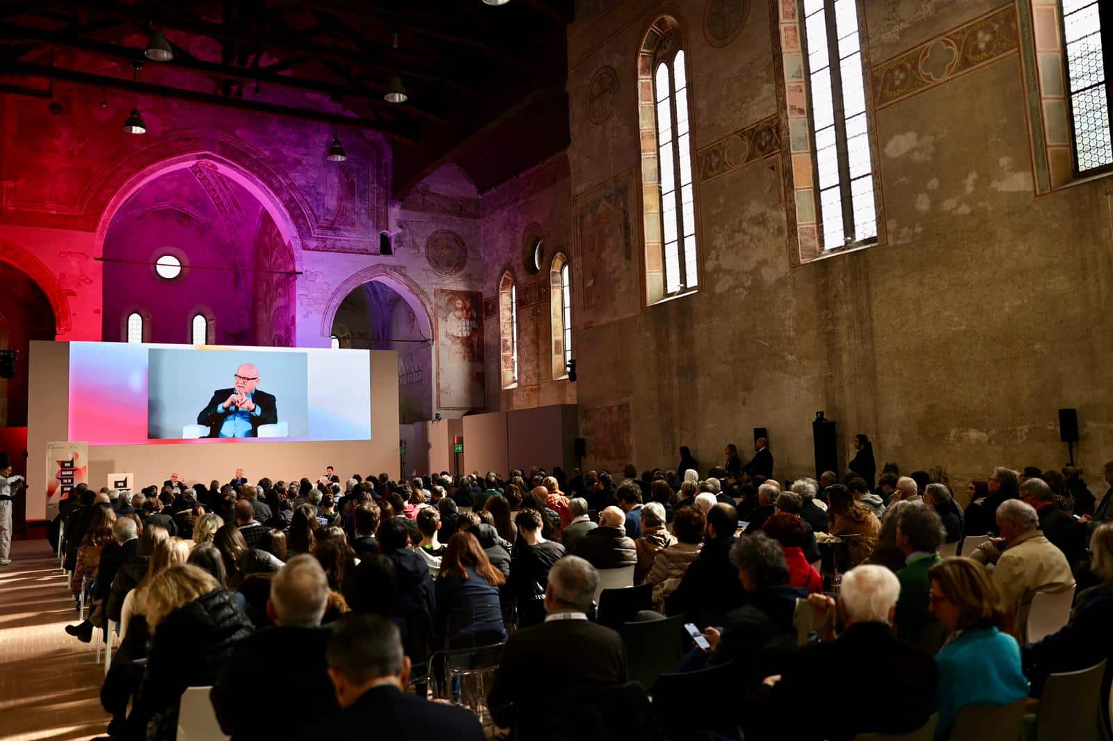 Un momento di questa mattina a Open Dialogues
