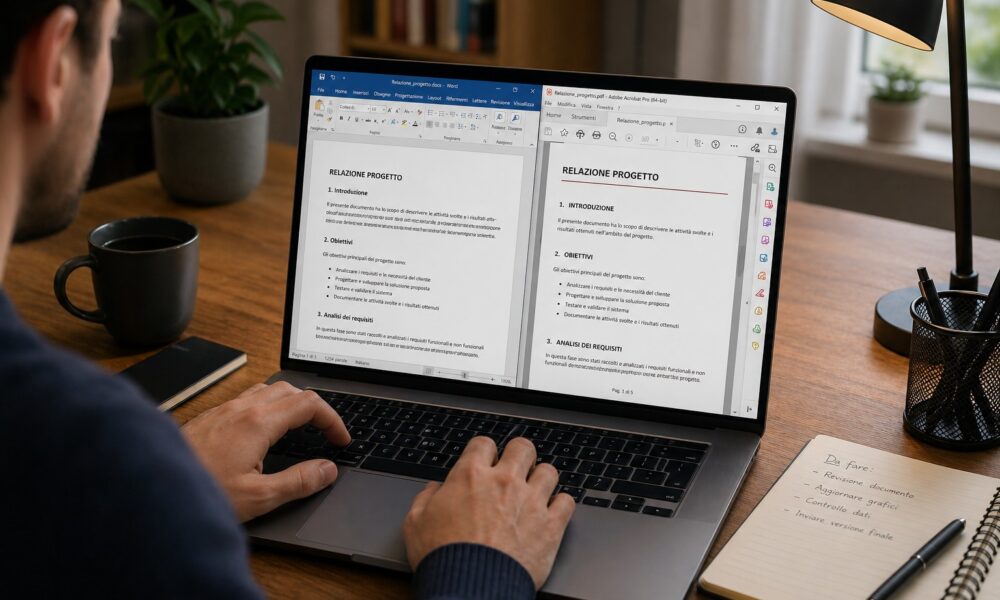 Conversione word e pdf
