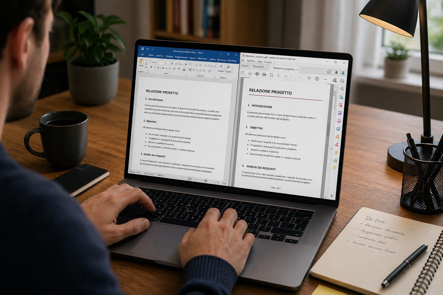 Conversione word e pdf