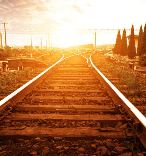 Binari Treno - Collegamento ferroviario Vienna-Trieste