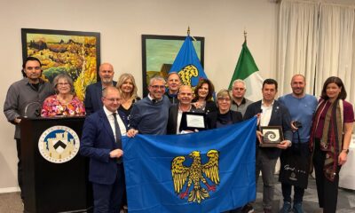 Gli assessori Zilli e Roberti con i corregionali in Canada