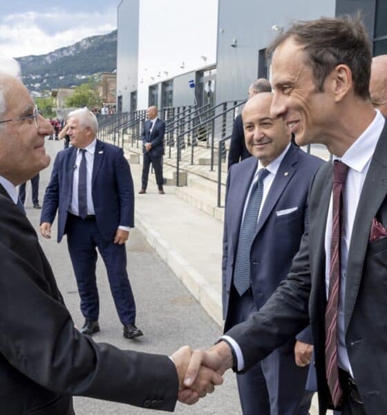 Il Presidente della Repubblica Sergio Mattarella e il governatore Massimiliano Fedriga