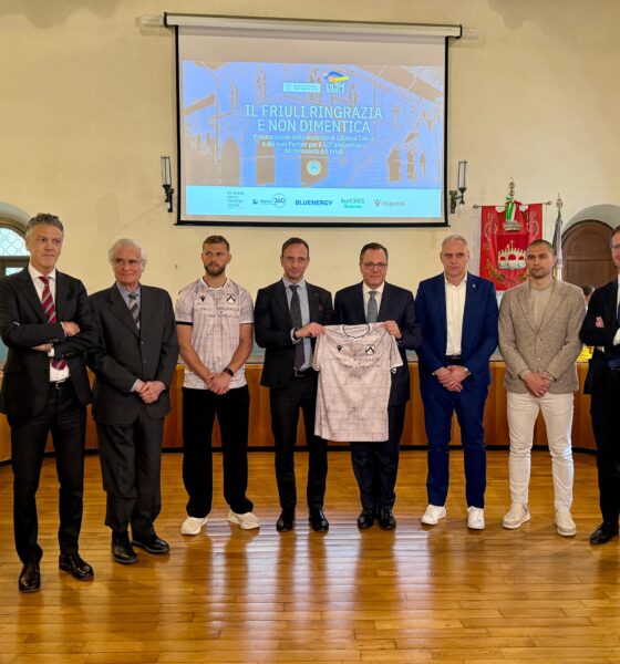 La presentazione degli eventi dell'Udinese per il 50mo del terremoto
