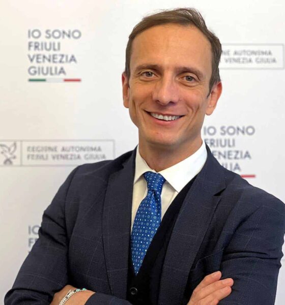 Il governatore Massimiliano Fedriga